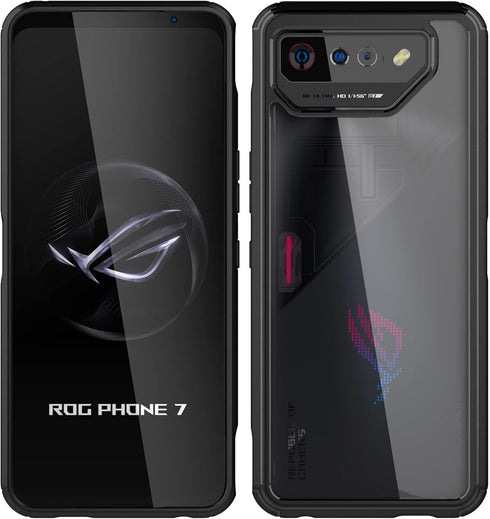 Foluu for Asus ROG Phone 7/ROG 7 Ultimate Case, Hard PC Back & Soft TPU Bumper Protective Shockproof Scratch Resistant Case for Asus ROG Phone 7/R...