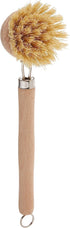 Fox Run 74906 Natural Dish Brush, Tampico Fiber Bristles Brown, 9"...