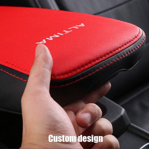 XITER Car Armrest Cover Saver, 1 Pc Center Console Leather Pad Fit for Nissan Altima 2019-2025, Central Console Armrest Box Protector Interior Acc...