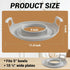 Microwave cool plate and spillover caddy with handles. For bowls, plates and microwave meals. BPA free...