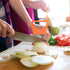 4 Pieces Onion Holder Slicer Stainless Steel Vegetable Tomato Holder Slicer Cutter for Kitchen Worker Safety Cooking Tools, 4 Colors...