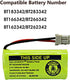 GEILIENERGY 2.4V 300mAh NIMH BT183342 BT283342 BT162342 BT262342 BT166342 BT266342 Battery Compatible with CS6719 CS6419 CS6649 DS6151 at&T CL4940...