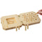9 Hole Wooden Pegboard for Occupational Therapy Nine Hole Peg Test to Improve Fine Motor Coordination, Finger Dexterity, Concentration and Increas...