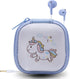 Kids Earbuds for Back to School with Cute Earphones Storage Case, Unicorn Earbuds for Kids in-Ear Headphone of Electronics Wired 3.5 mm with Mic, ...