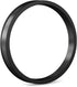 Hubcentric Rings (Pack of 4) - 87.1mm ID to 110mm OD - Black Poly Carbon Plastic Hubrings Hub - Compatible with Ford Lincoln with 87.1mm Vehicle H...