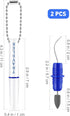 2pcs Portable Oral Dental Tooth Hook Hygeine Cleaning Molars Tool Teeth Stains Remover Plaque Remover...