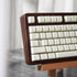 PBT White Jade Keycaps, 154 Keys Cherry Profile Double Shot Keycap, Translucent Keycap Set for Mechanical Keyboard 61/64/84/87/104/108 Layout...
