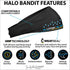 Halo Headband Bandit - 4" Wide Pullover Sweatband for Both Women and Men...
