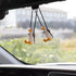 Duck Car Hanging Ornament, Cute Hanging Accessories for Rear View Mirror, Swinging Duck Pendant...