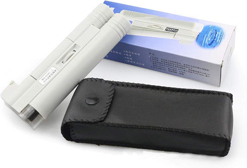 FAMKIT 150X Microscope with Scale Portable LED Lighted Pocket Microscope High Magnification...