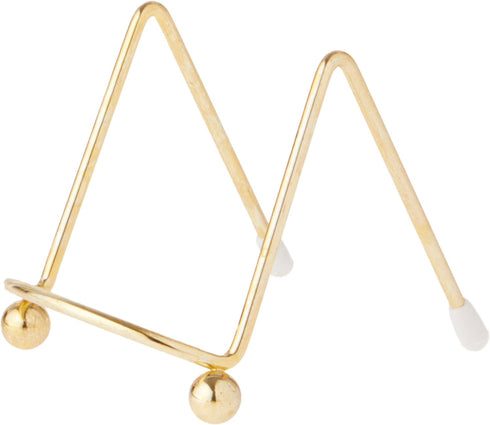 Bard's Mini Brass Wire Easel for Small, Flat Items, 2 inches High x 2.5 inches Wide x 3 inches Depth...