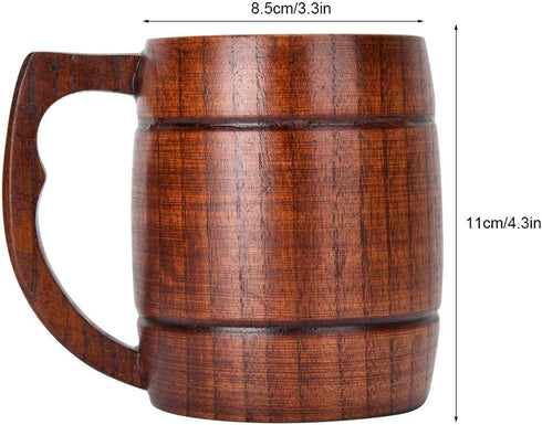 Beer Stein Wooden Cups Cup, Beer Mugs Beer Mug, Beer for Drinks Coffee Water...