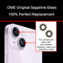 ASDAWN Back Rear Camera Lens Glass Replacement for iPhone 14 6.1 inch and 14 plus 6.7 inch with Pre-Installed Adhesive, Back Lens Glass with Insta...