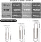 Paper Clips 700pcs Paper Clips Assorted Sizes Large/Small Paper Clips (700PCS)...