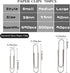 Paper Clips 700pcs Paper Clips Assorted Sizes Large/Small Paper Clips (700PCS)...
