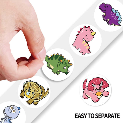 Incentive Stickers Dinosaur Stickers Adorable Dinosaurs Cute Dinosaur Stickers for Kids Waterproof Laptop Stickers Pack Classroom Prizes Teacher R...