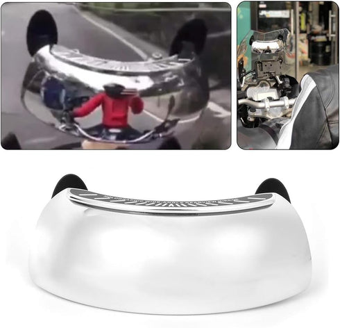 aqxreight - Motorcycle Rear View Mirror 180 Degree Wide-angle Rear View Mirror Blind Spot Side Mirror Universal...