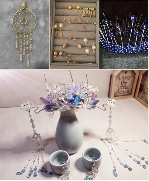 3 Rolls Jewelry Making Wire Tarnish Copper Jewelry Wire Jewelry Beading Wire for DIY Jewelry Craft Making Supplies Modelling Sculpture Making (0.4...