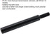 Qiilu Type R Short Shift knob Lever Extension Extender 5in Shift Knob Extension Manual Gear Shifter Extender Lever M10x1.5 Black Universal...