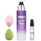 UCANBE Makeup Setting Spray + Face Primer + Make Up Sponge, Gel-Based Hydrating Primer, Lightweight, Long Lasting Matte Finishing Spray,Beauty Ble...