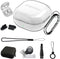 Clear for Galaxy Buds Fe Case - 2 Pro 2022/ Buds Pro/Buds 2 2021/ Buds Live 2020 Cover 8 in 1 Accessories Set Kit for Samsung Galaxy Buds Fe Earbu...