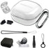 Clear for Galaxy Buds Fe Case - 2 Pro 2022/ Buds Pro/Buds 2 2021/ Buds Live 2020 Cover 8 in 1 Accessories Set Kit for Samsung Galaxy Buds Fe Earbu...