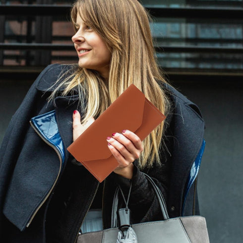 4pcs Money Bag Pouch Budget Binder,PU Leather Cash Envelopes,Money Cash Envelopes Bag,Reusable Budget Envelope Cash Dividers,Money Envelopes For C...