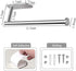 Paper Towel Holder Under Cabinet - Wall Mount Paper Towel Holder Self Adhensive Easy Tear Bathroom Paper Towel Holder Wall Mounted Horizontal or V...