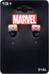 Marvel Comics Guardians of Galaxy Women's Stainless Steel Awesome Mix Vol. 2 Tape Stud Earrings, Silver, One Size (GOTGTAPENER01)...