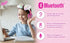 JoJo Siwa Kids Bluetooth Headphones for Wireless Rechargeable Foldable Bluetooth Headphones with Microphone Kid Friendly Sound and Bonus Detachabl...