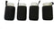 Masun Mason jar Sleeve Wide, and regular mouth quart jars (Black 4 pack)...