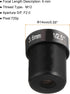 uxcell 3.6mm CCTV Camera Lens 720p F2.0 FPV Wide Angle Security Camera Lens M12 Threaded Dia for IP Camera Panoramic, Black...