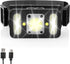 LED Rechargeable Headlamp with Motion Sensor, 8 Light Modes, White Red Light, 1000 Lumen Water Resistant High-Performance Head Light for Outdoors,...