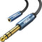 MillSO 1/4 to 3.5mm Headphone Adapter TRS 6.35mm 1/4 Male to 3.5mm 1/8 Female Stereo Jack Audio Adapter for Amplifiers, Guitar, Keyboard Piano, Ho...