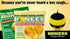 Honees Filled Honey Lemon Cough Drops- Filled with Honey, Menthol, Lemon and Eucalyptus - Nothing Artificial -Natural Sore Throat Lozenges- Non-GM...
