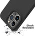 OTOFLY Designed for iPhone 14 Pro Case, Silicone Shockproof Slim Thin Phone Case for iPhone 14 Pro 6.1 inch (Black)...