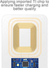 IVY QI Wireless Charging Receiver Adapter with Fast&Smart Microchip Technology for Samsung Galaxy A16 A26 A36 A56 A06 A15 A55 A35 A25 A54 A14 A34 ...