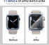 Ultra Look - Fullife 2 in 1 Compatible with Apple Watch Case Series 6 44mm Waterproof Screen Protector, Front & Back Protective Bumper Cover iWatc...