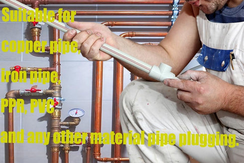 Emergency Pipe Water Stopper, Hot Melt Water Stop, Kit for Pipe Water Stopper, Plumbing Tools for Professional Plumber, Water Stop Needle (NO help...