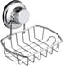 SANNO Suction Soap Dish,Soap Holder with Hooks, Soap Dish Saver Tray Bar Soap Sponge Holder for Shower Bathroom, Tub and Kitchen Sink...