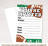 Football Party Invitations (20 Count) With Envelopes...