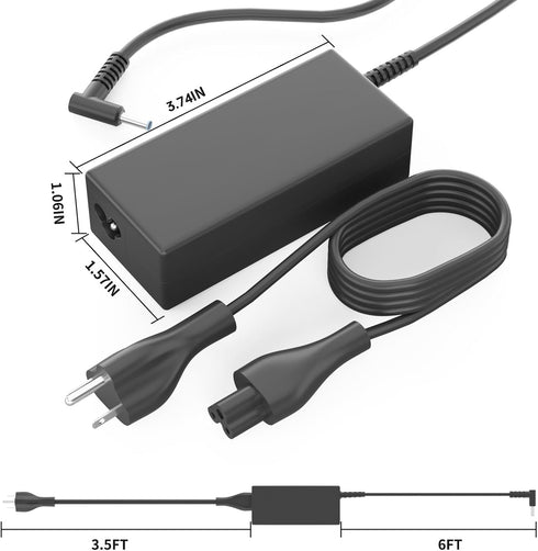 45W Laptop Charger for HP Elitebook 745 G6 G5 840 G3 840 G6 850 G3 Probook 430 G3 440 G3 450 G5 G6 Stream 11 13 741727-001 740015-003 19.5V 2.31A ...