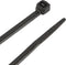 Performance Tool W2910 100 Pc Black Cable Ties - 8-Inch Length, Tensile Strength 40 Lbs, Resealable Bag for Organization & Storage of Wires and Ca...
