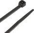 Performance Tool W2910 100 Pc Black Cable Ties - 8-Inch Length, Tensile Strength 40 Lbs, Resealable Bag for Organization & Storage of Wires and Ca...