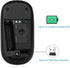 VssoPlor Wireless Mouse, 2.4G Slim Portable Computer Mice with Nano Receiver for Notebook, PC, Laptop, Computer (Black and Gray)...