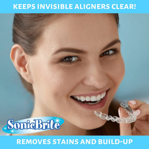 High Intensity Dental Cleaning Powder — Freshen Your Dentures, Retainers, Night Guards and Aligners — Powerful Formula Removes Stains, & Plaque...