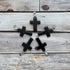 1+1 Black Tourmaline Cross Stone Pendants for Double Evil Protection - Luck, Healing, and Spiritual Balance...