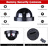 4 Pack Dummy Fake Camera Security CCTV Dome Cameras with Flashing Red LED Light for Indoor Outdoor Home Business, Black...