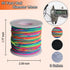 Ewparts 1mm Elastic String for Bracelets Elastic Cord for Jewelry Making Elastic String for Pony Beads Stretchy Beading String for Bracelet 3 Roll...