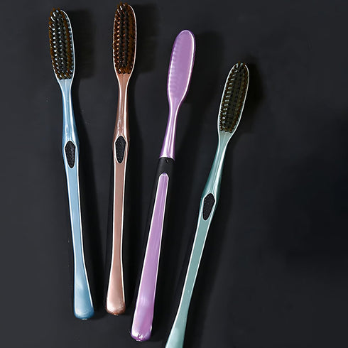 Huge Head Toothbrush Soft Toothbrush Large Long Head Whitening Teeth (Blue 1 PCS)...